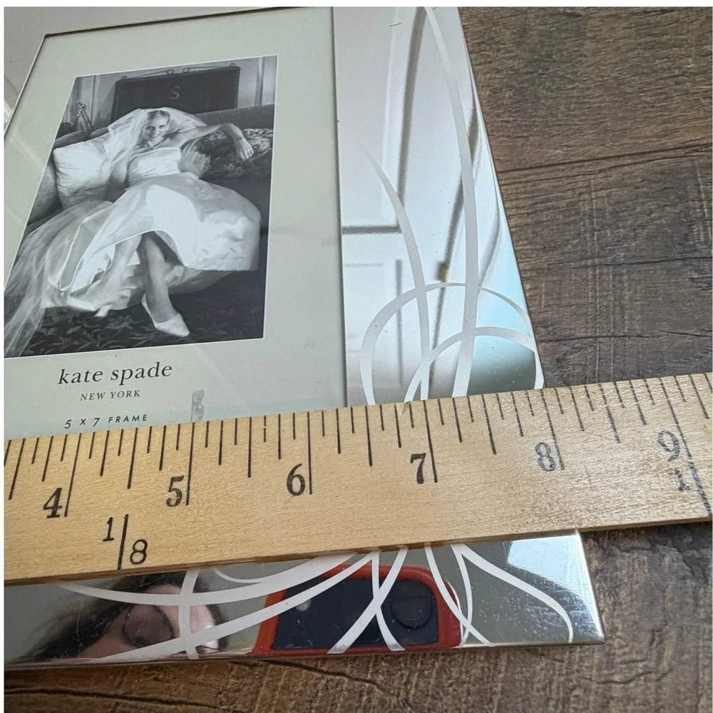 Kate‎ Spade New York Belle Boulevard Silverplate 5x7 Picture Frame Lenox